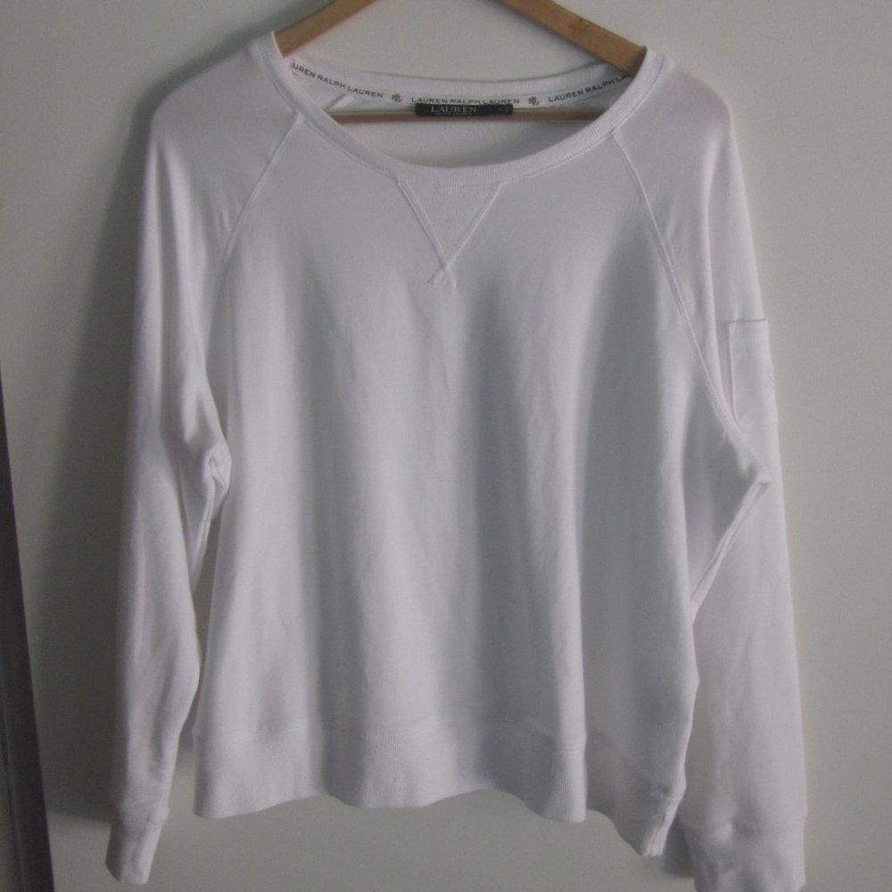 Lauren Ralph Lauren Classic White Sweatshirt